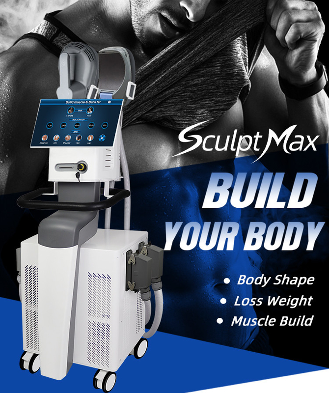 EMS Body Slimming Machine Combines Radio Frequency Technology To Build Muscle