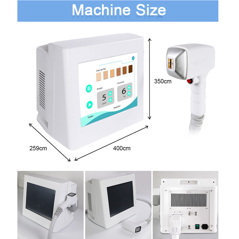 Body 808nm Diode Laser Hair Removal Machine Painless