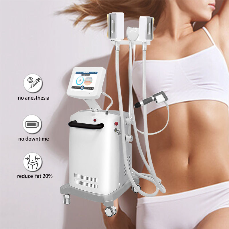 2000W Cryo &amp; shockwave 8 Size Head For Fat Removal Machine