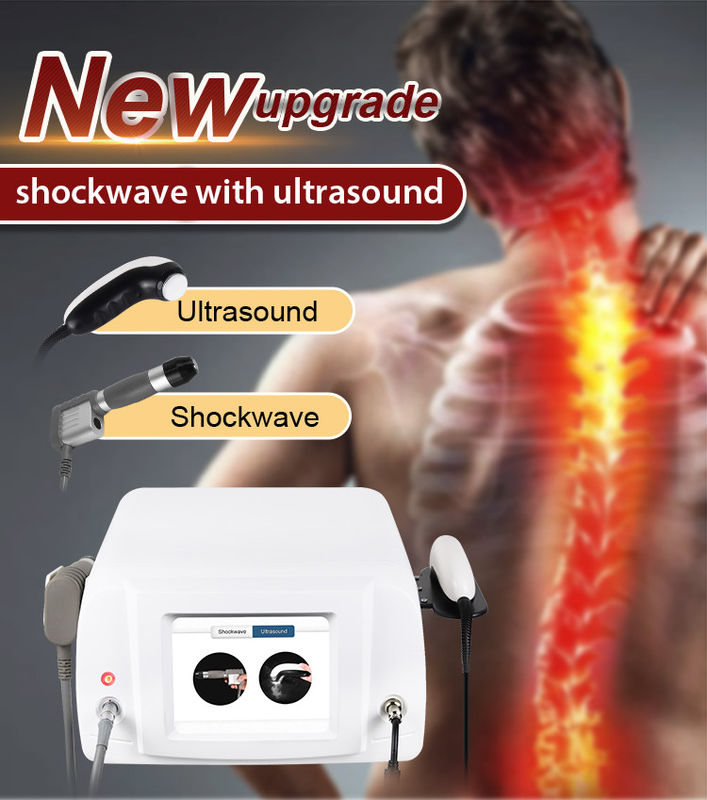 2 In 1 Shockwave Ultrasound Salon Beauty Equipment for Body Pain Physical Therapy