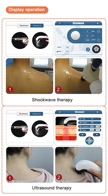 Multifunction Ultrasound Shockwave Therapy Equipment For Tendonitis