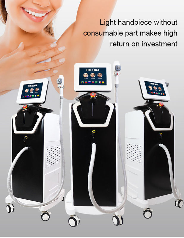 Stationary 755nm/808nm/1064nm Diode Laser Painless Hair Removal Machine