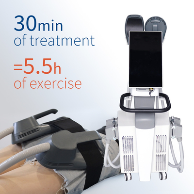 Salon Use 14 Tesla EMS Body Sculpting Slimming Machine 4/5 Handles RF Type For Beauty