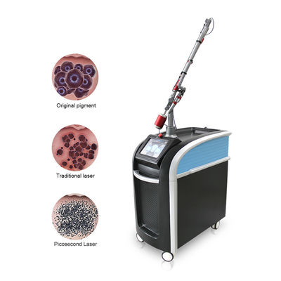Ce Professional 1064nm 532nm 694 Nm 755 Nm Picosecond Q Switched Nd Yag Laser Tattoo Removal Machine