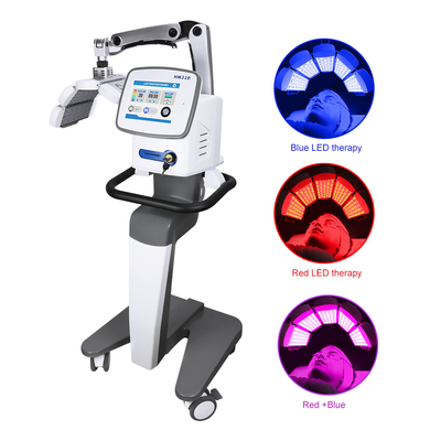 Customized Beauty Salon Red Light Therapy Device With 3 Color Red Blue Light