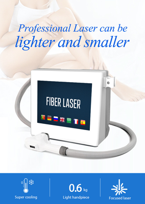 Painless Fiber Diode Laser 808nm Hair Removal Machine Permanent 1200W